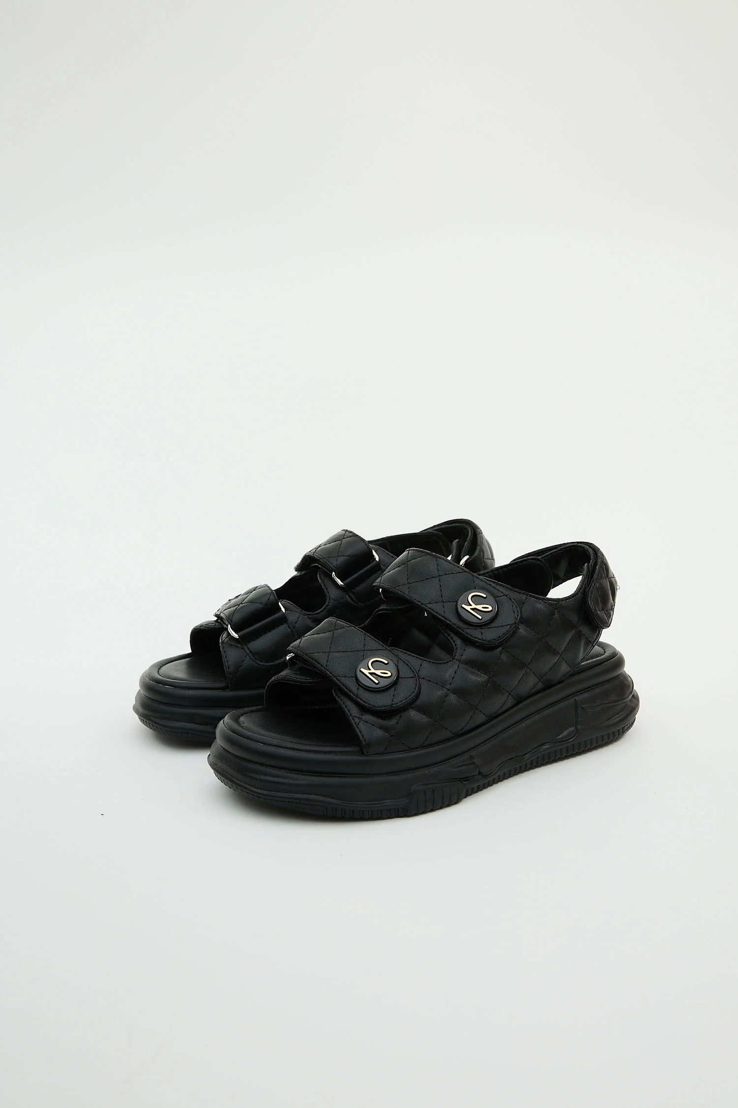Adela Black Sandals - Image 2