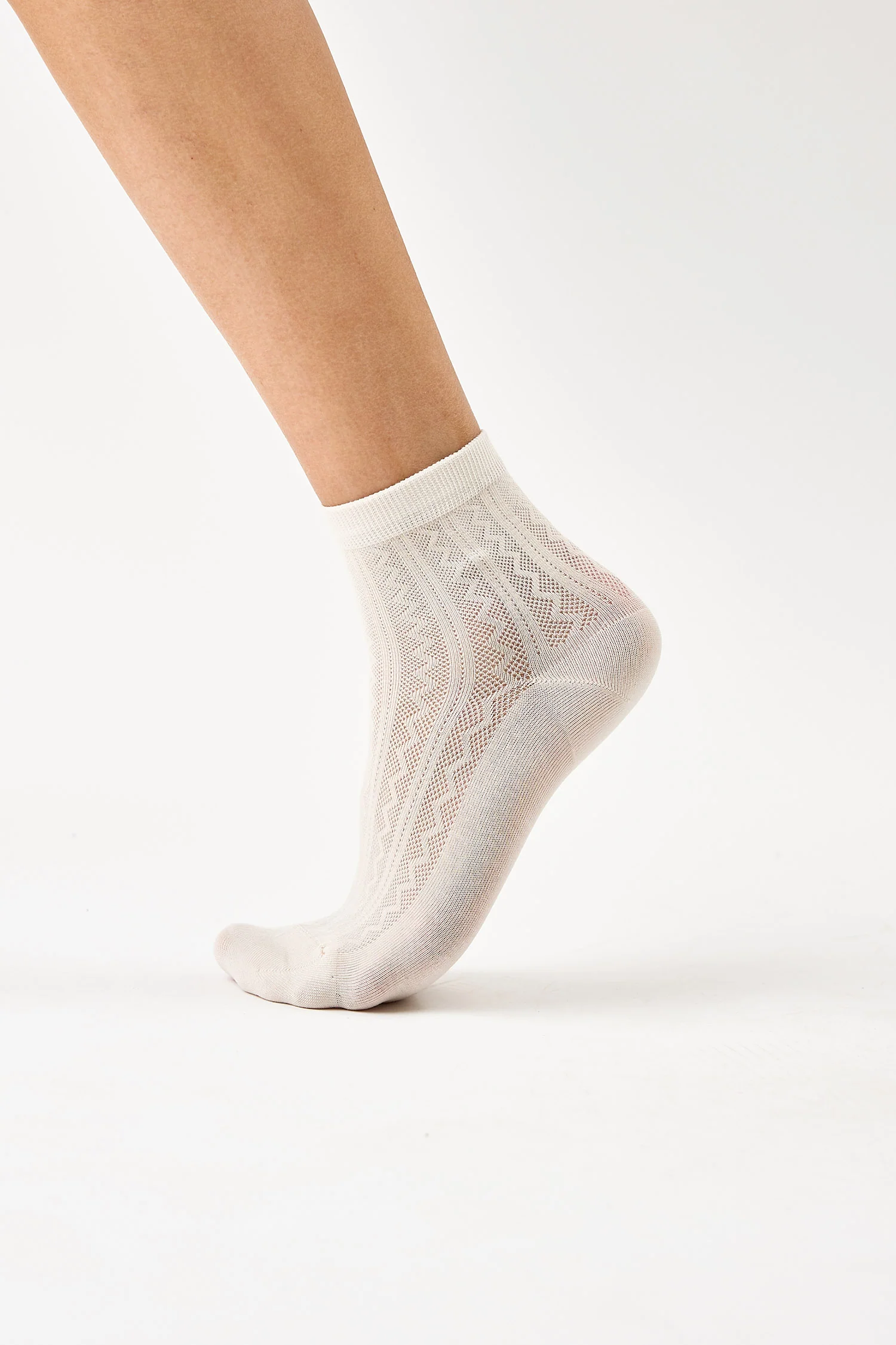 Arctic Beige Premium Cotton Socks - Image 3