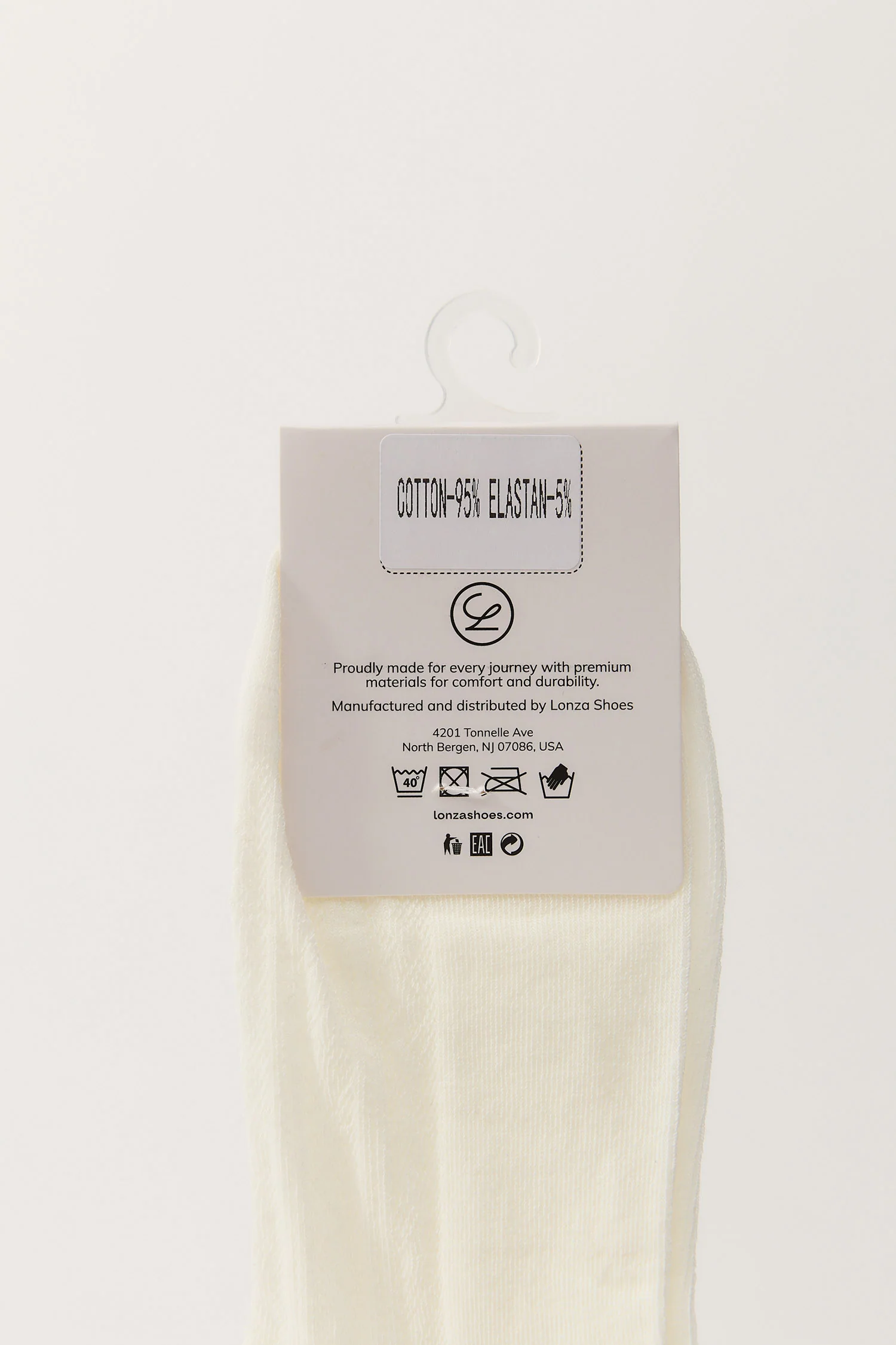 Arctic White Premium Cotton Socks - Image 6