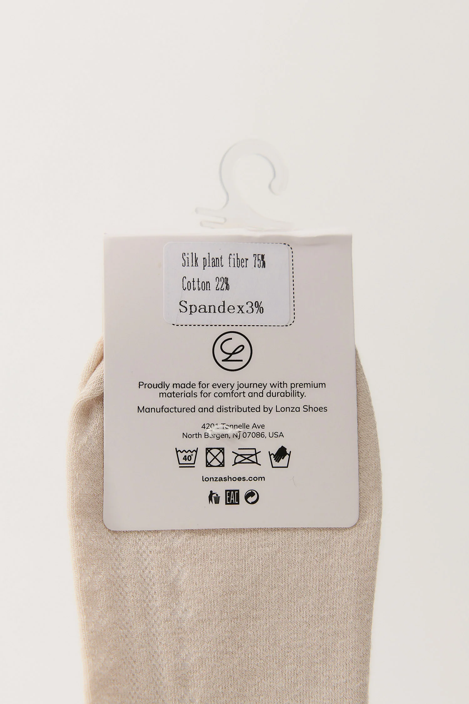 Beige Cotton Blossom Socks - Image 6