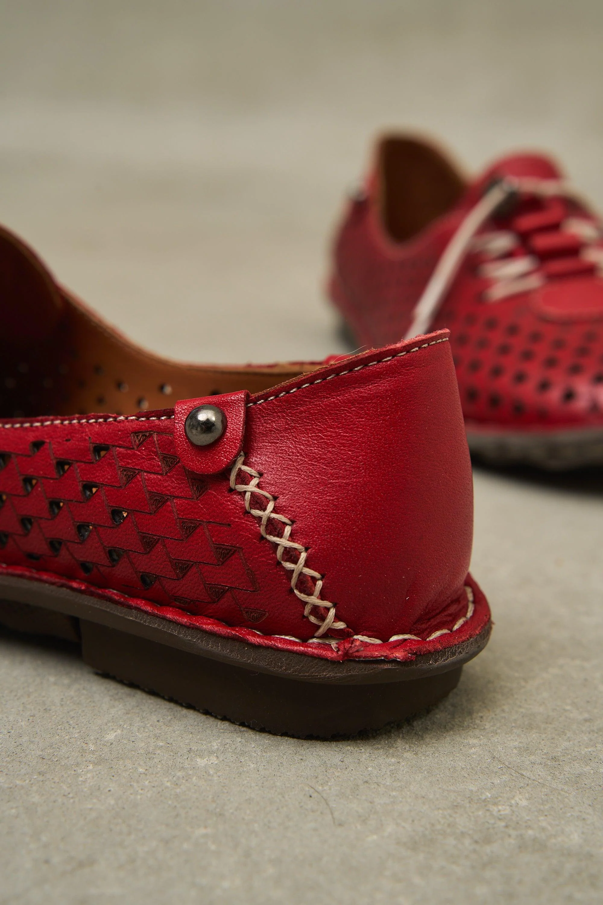 JABIN Leather - Red - Image 6