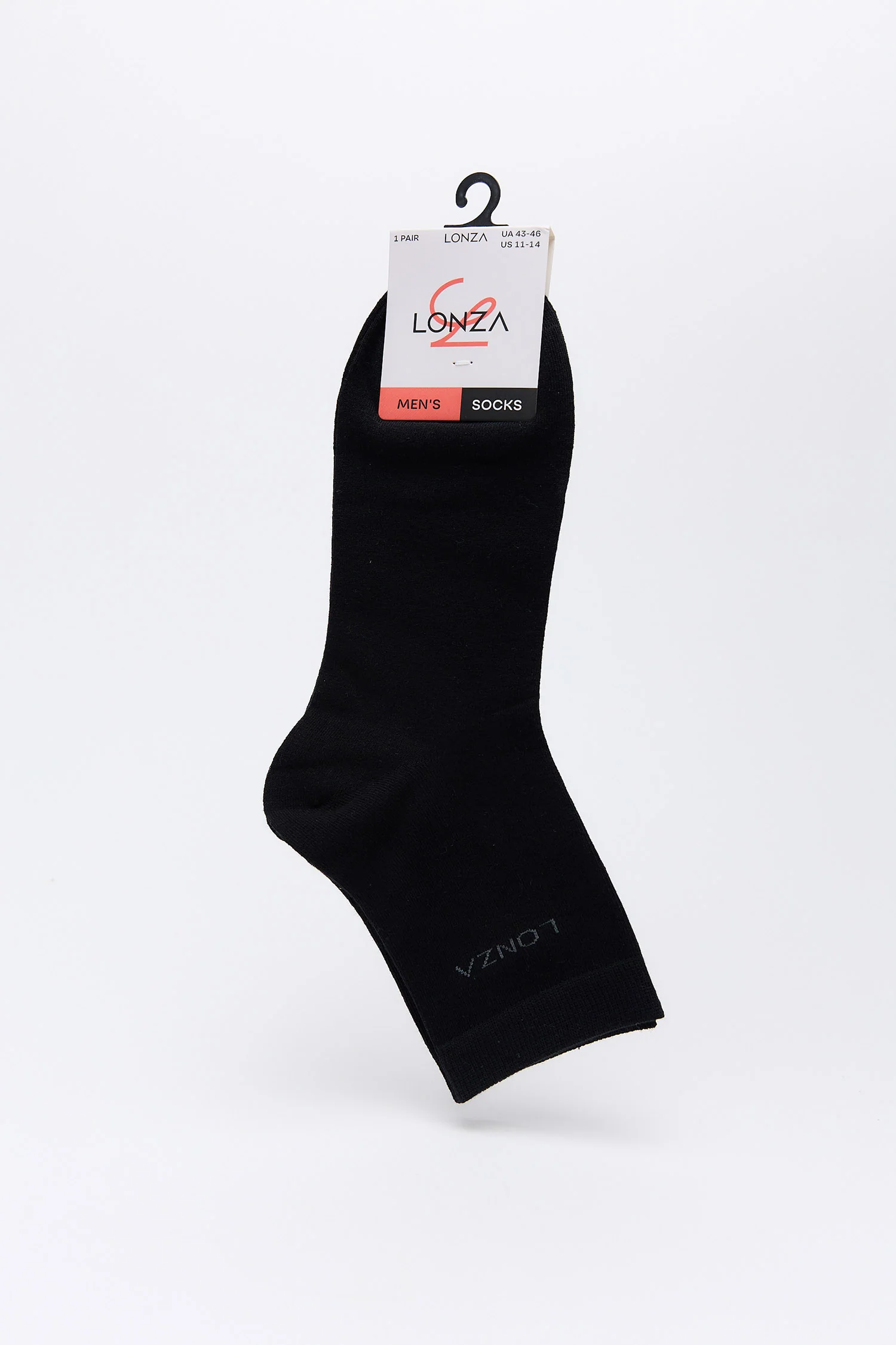 Noir Black Men Cotton Socks